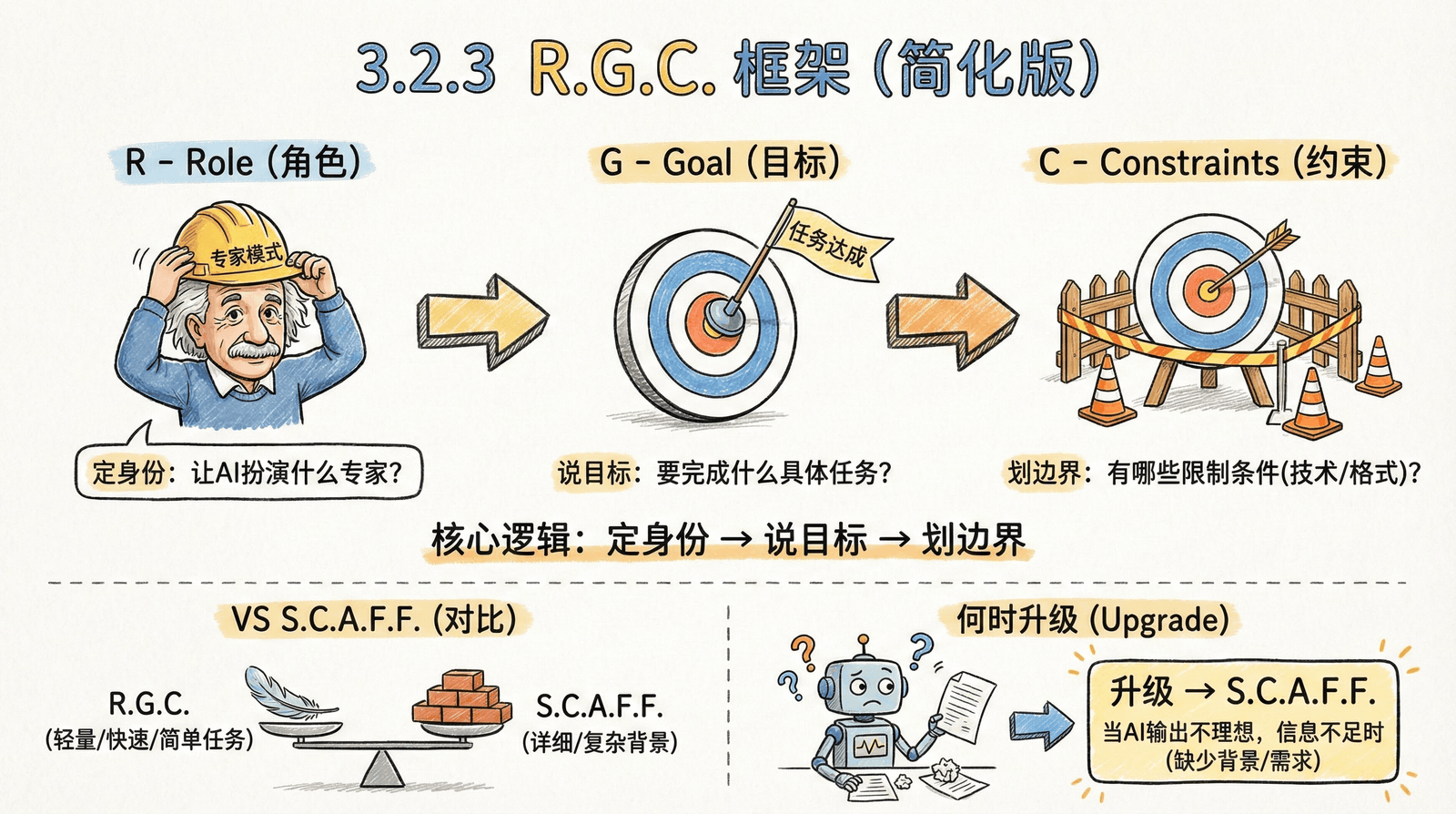 RGC 框架——角色、目标、约束的精简版 Prompt 结构