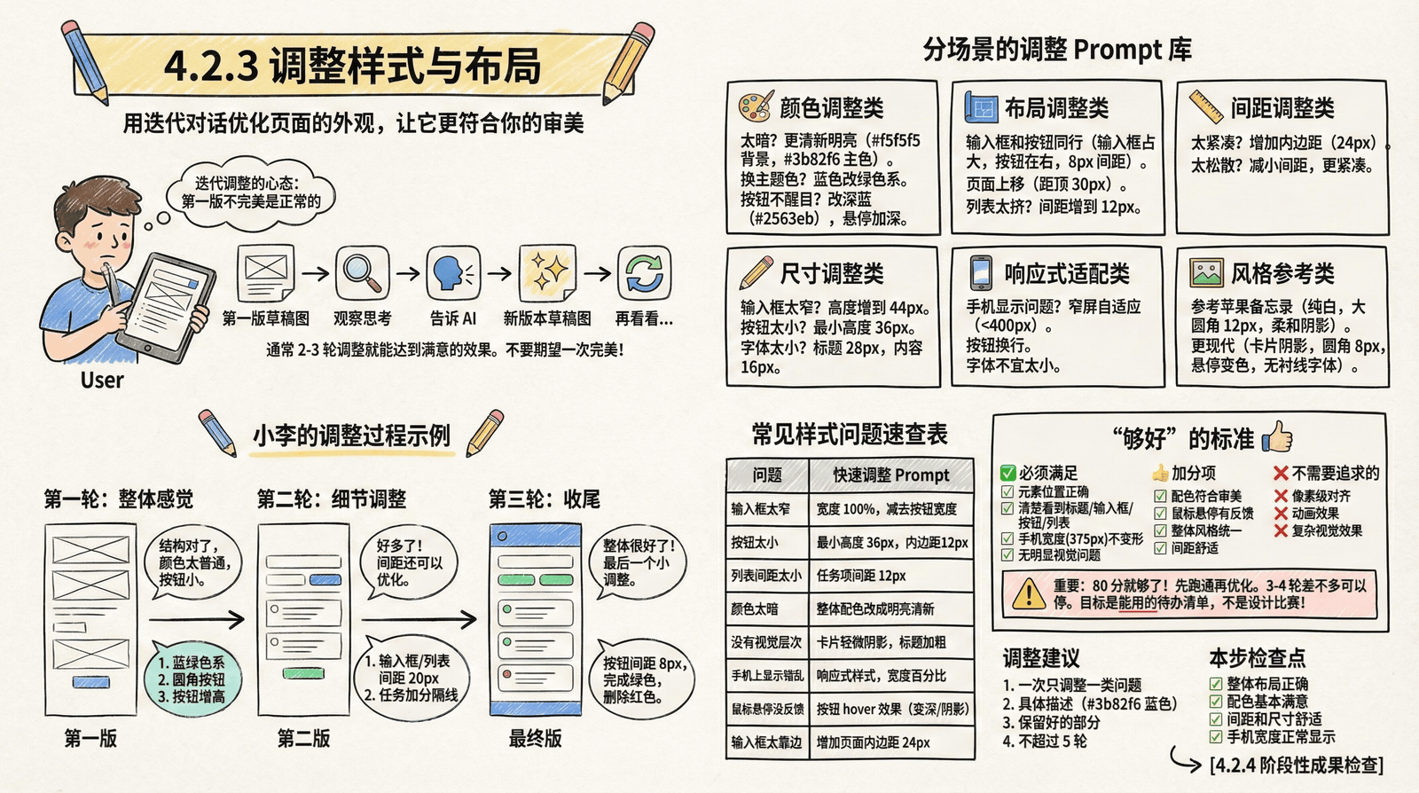 调整样式