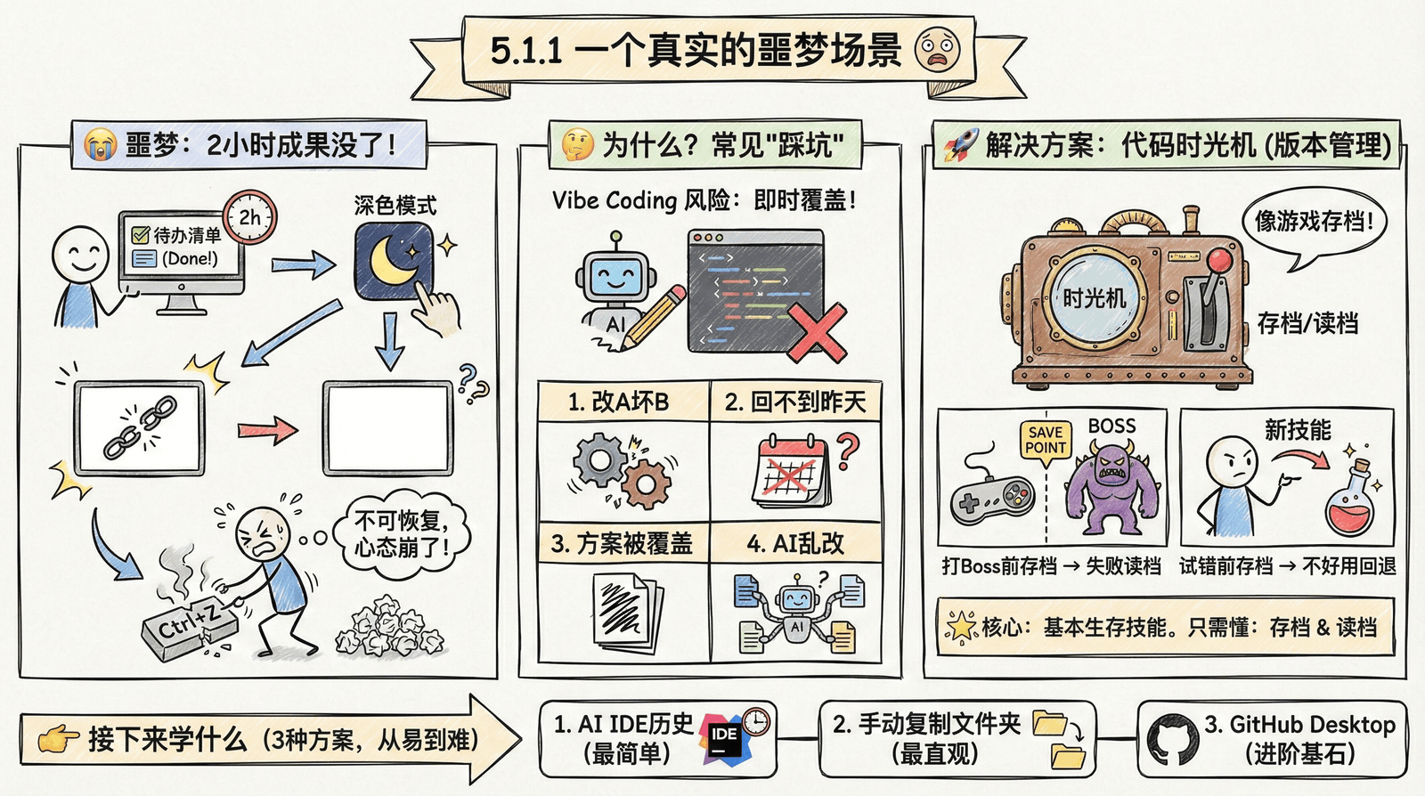 没有版本控制的噩梦