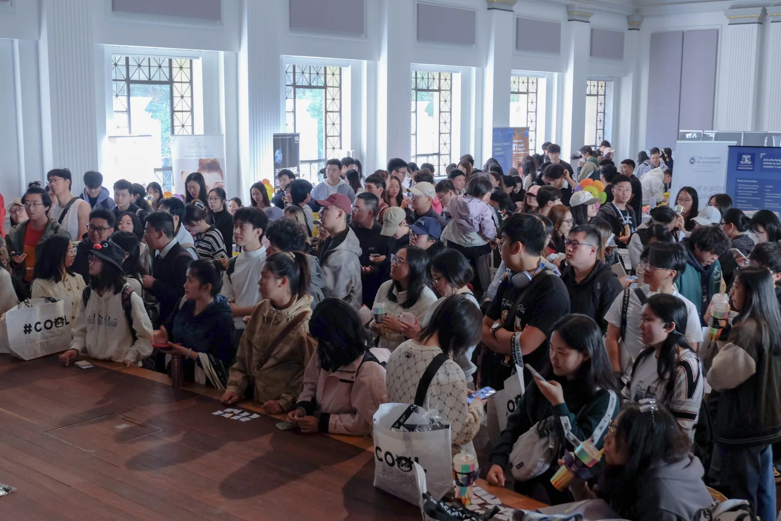 往届布里斯班新生节学生交流现场